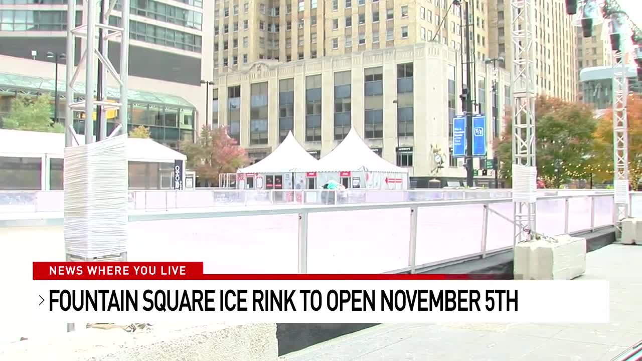 Opening date announced for the Fountain Square ice rink