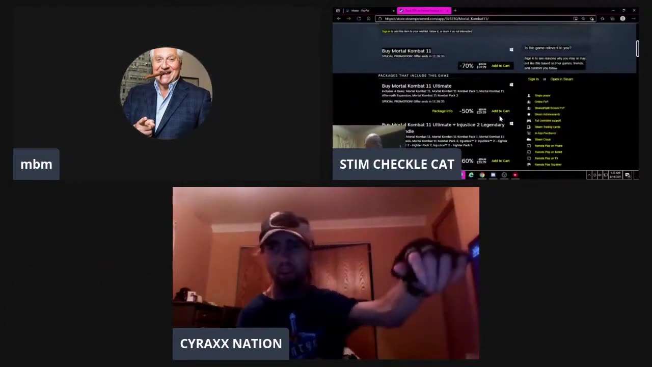 Cyrax on MBM Stream 2021-04-18