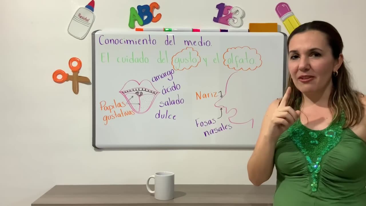 El cuidado del gusto y el olfato. Conocimiento del medio. Segundo grado. Pag. 137 y 138
