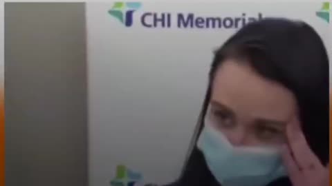 V611. 🚨Nurse Jabbed & Fainted LIVE at Press Release🚨