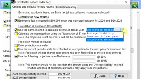 SAXTAX Florida Sales and Use Tax Return - Estimated Tax