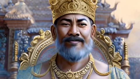 I asked Ai to imagine "Sri Maharaja Kertanegara based on Bhairawa statue