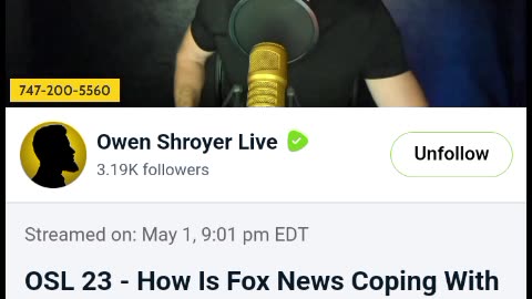 Owen Shroyer live with Bart Fine (05/01/2023)