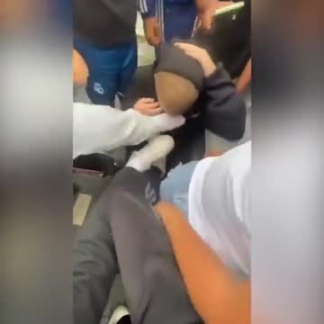Migrants in Belgium force a native boy to his knees and kiss their feet before attacking him.