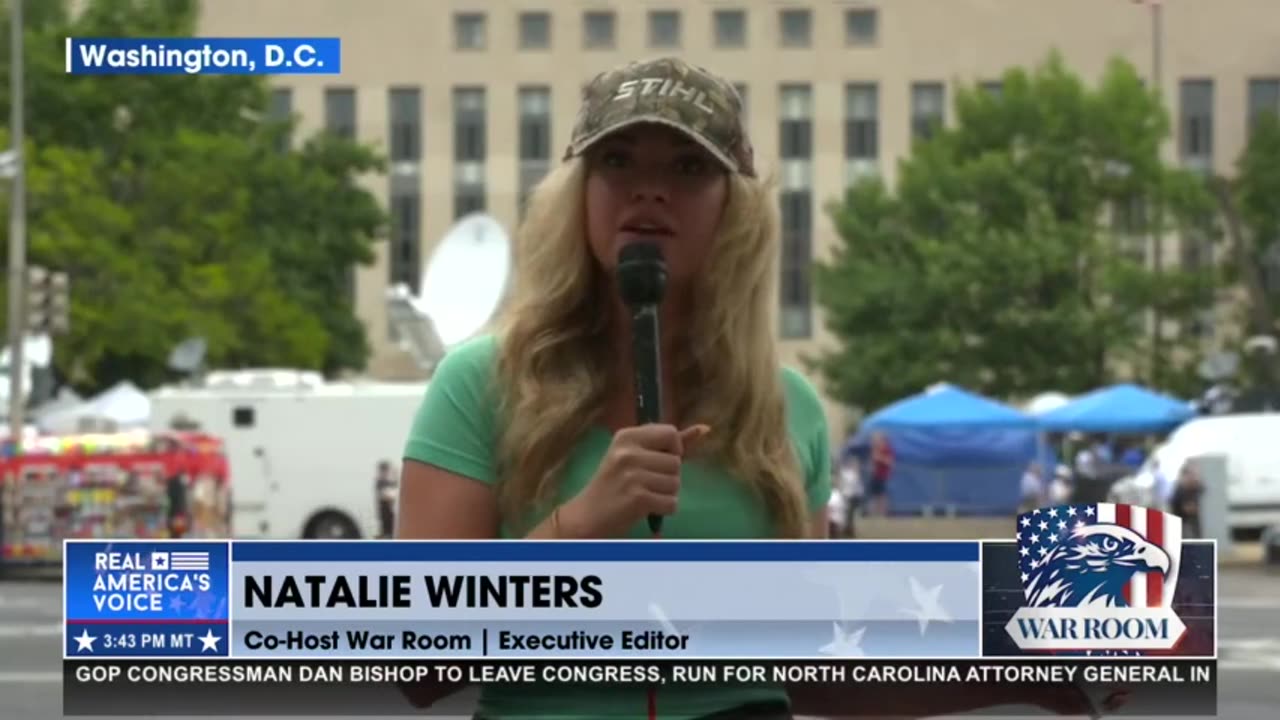 Natalie Winters says the people outside the courthouse have a message for the
