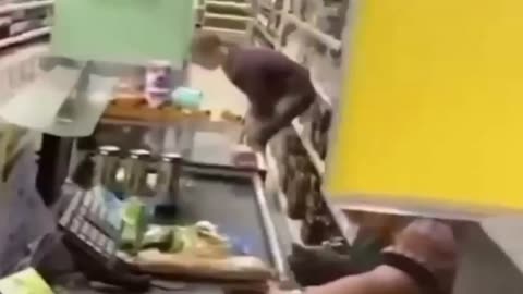 Drugged Male Rampaging Store In Moscow Area