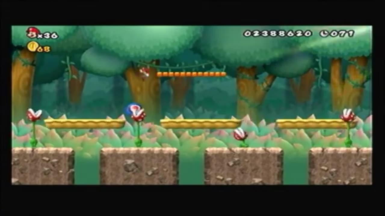 New Super Mario World Wii 5 Mushroom Challenges