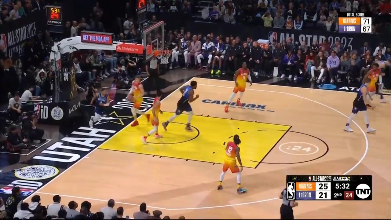 Team LeBron vs. Team Giannis Full Game Highlights -2023 ALL-STAR GAME