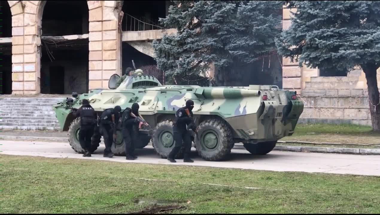 Антитеррористическое учение в Сухуми