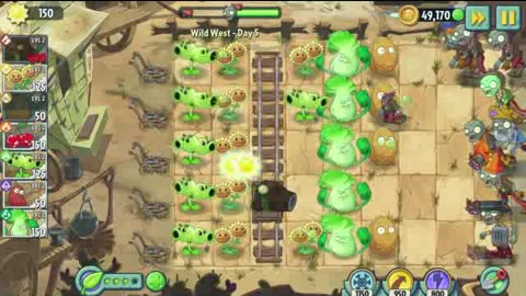 Plants vs Zombies 2 - WILD WEST [HD] - Day 5