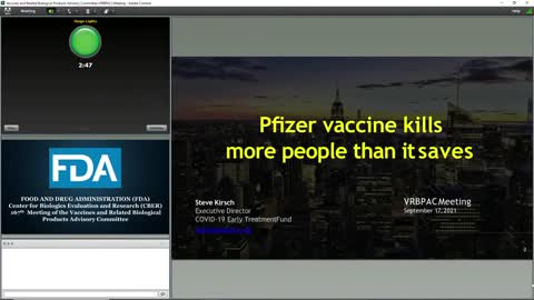 Damning Revelations During an FDA Vaccine Advisory Hearing