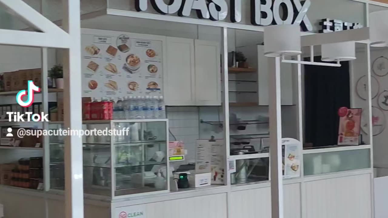 Waiting at an empty Toast Box, in Singapore