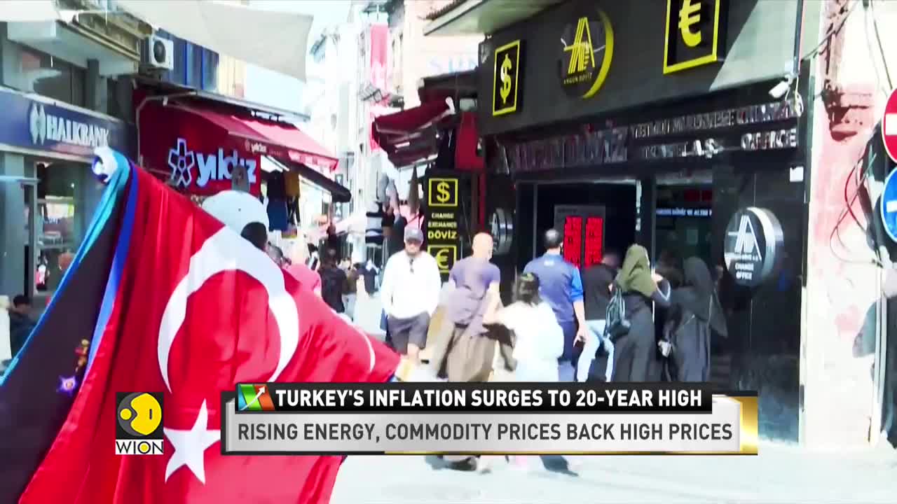 Turkey's inflation surges to 20-year high | 89.1% jump in food prices | World Business Watch | WION