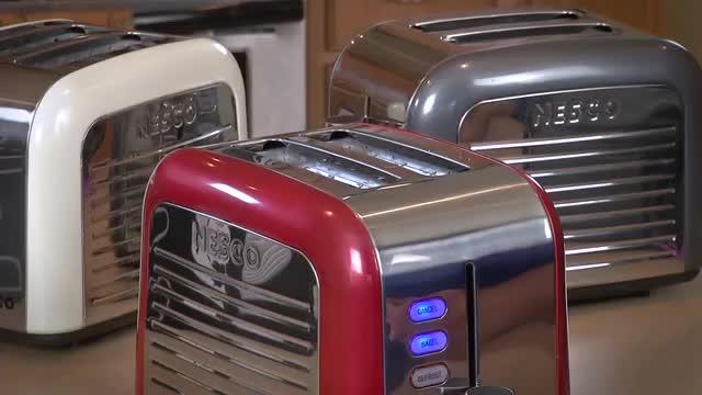 Nesco 2-Slice Stainless Steel Toaster