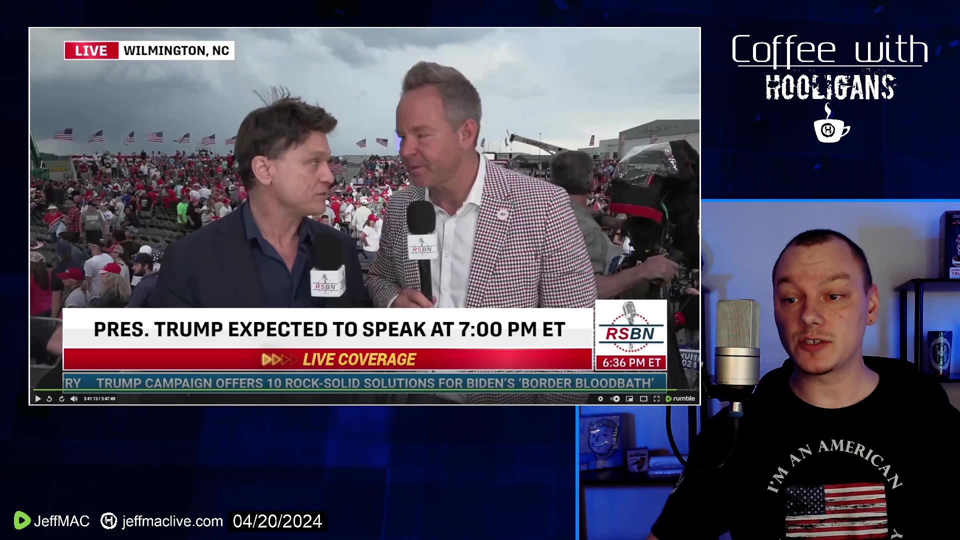 Trump Rally in Wilmington NC has been Canceled do to Bad Weather