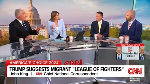 Trump explain his idea for a fight league for migrants