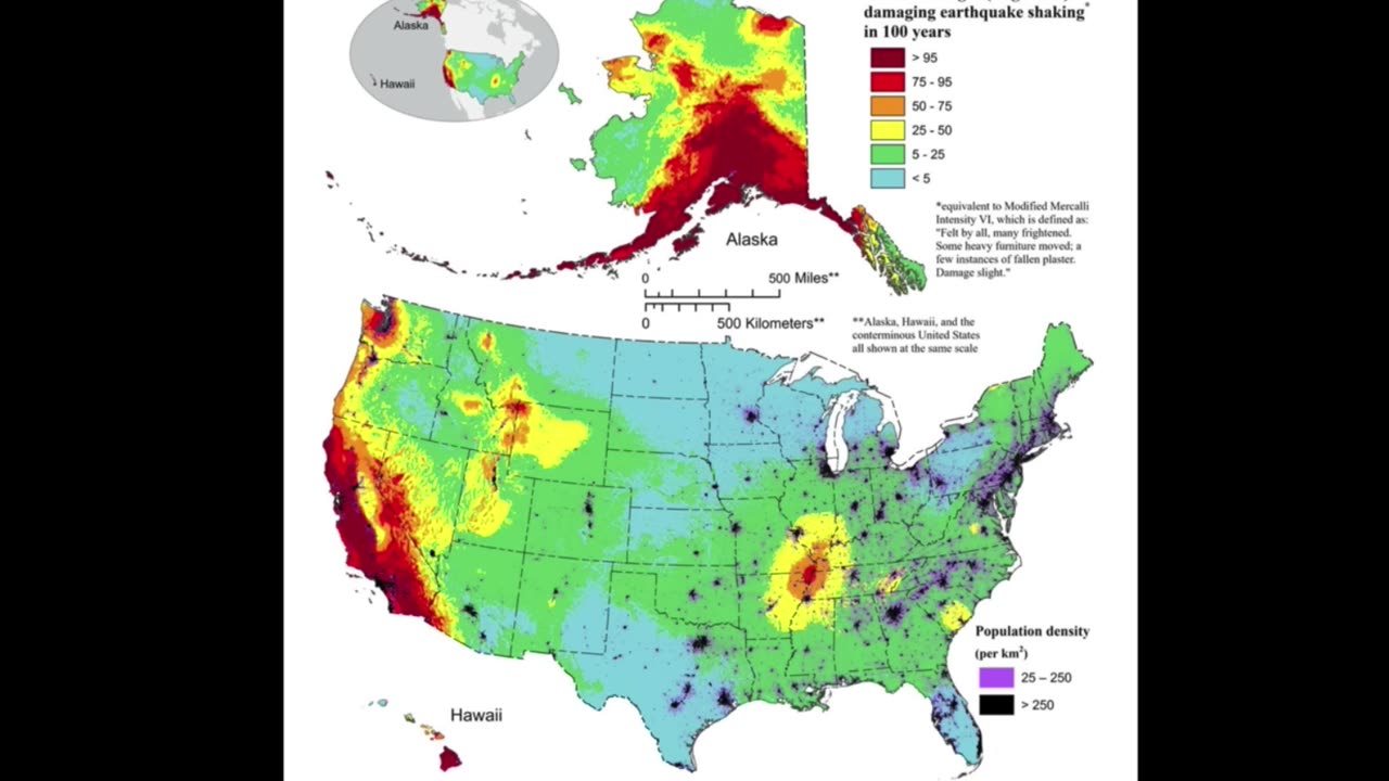 US Earthquake Risk, Moon Dust, Solar Tornado, USGS updates EARTHQUAKE MAP
