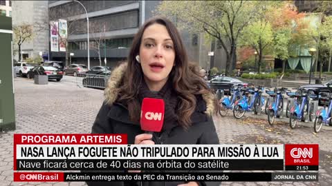 Nasa lança foguete não tripulado para missão à Lua | JORNAL DA CNN