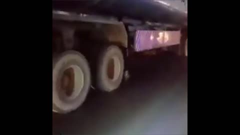 Stupid kids rollerblade under truck