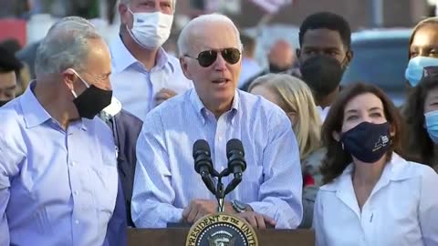 Biden Gives Awkward Shout out to 7 Year Old Boy Carrying an American Flag