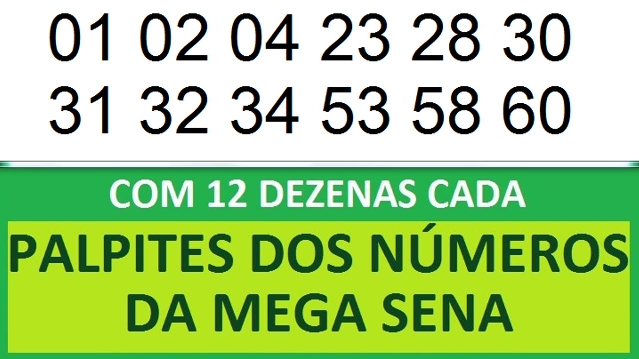 PALPITES DOS NÚMEROS DA MEGA SENA COM 12 DEZENAS my mz m0 m1 m2 m3 m4 m5 m6 m7 m8 m9