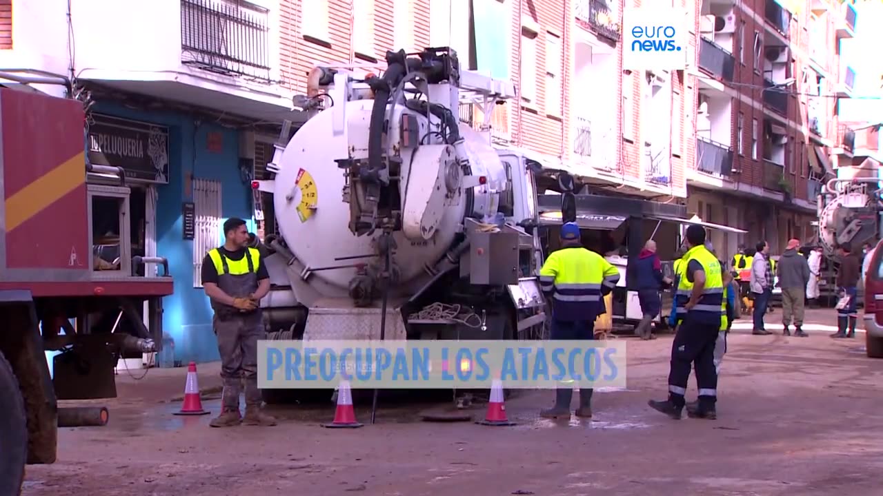 Preocupan los atascos en las alcantarillas de Valencia tras la DANA: "Hay un problema grave"