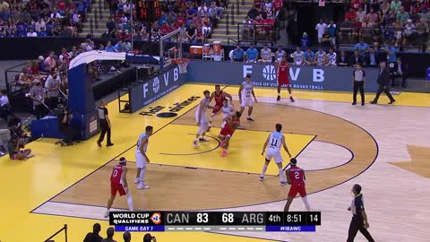 FIBA Qualifying Highlights Canada 99, Argentina 87