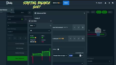 Stake dice Strategy key to growing your bank roll 💸💲💵