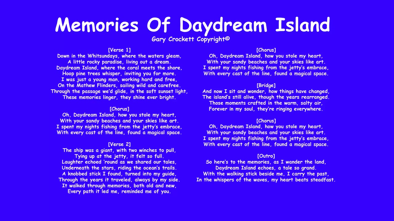 Memories Of Daydream Island