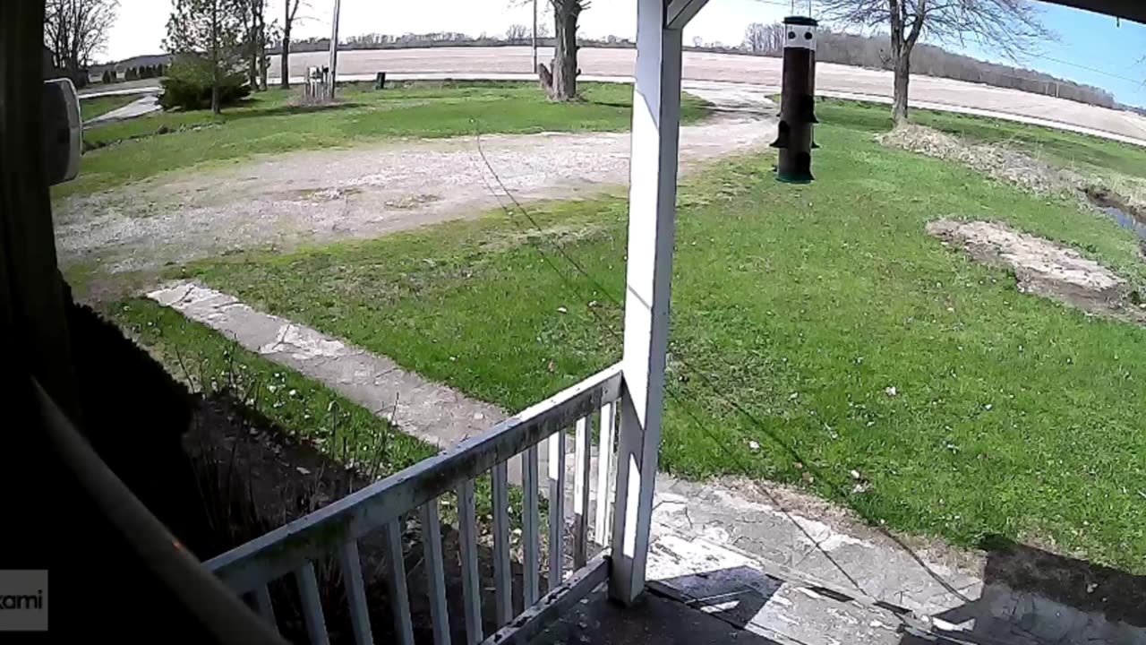 driveway camera captures full light shift during 2024 solar eclipse