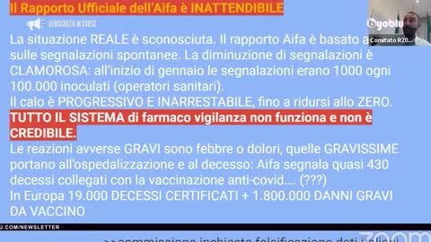 i dati sulle reazioni avverse nel Lazio al 3 Luglio 2021