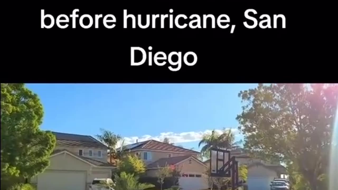 Strange clouds spotted in San Diego on Saturday August 19th, before the arrival of Hurricane Hilary.
