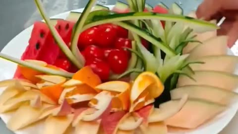 Best amr satisfying video of fruit cutting