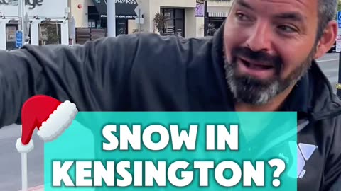 Snow in San Diego - Did you know about this Event ? #kensington