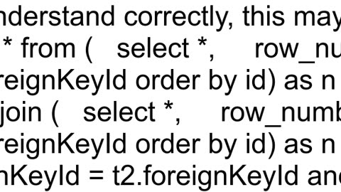 Full Outer Join Using Each Row Once