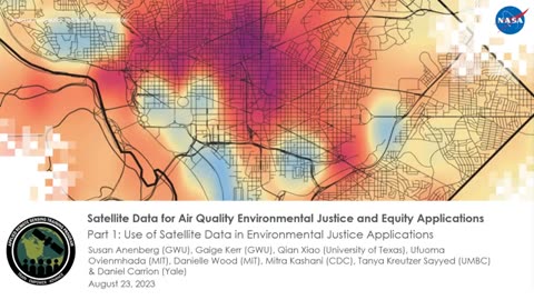 NASA ARSET: Use of Satellite Data in Environmental Justice Applications, Part 1/3