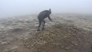 Kinder Scout in sub zero conditions