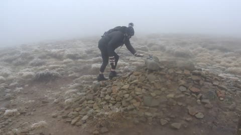 Kinder Scout in sub zero conditions