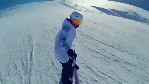 skiing