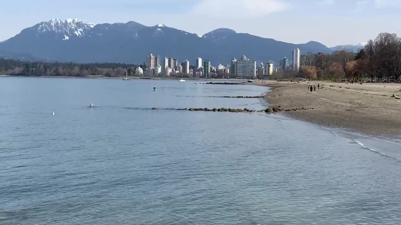 Kitsilano beach Vancouver Canada