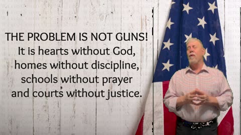 The problem is fatherless homes, not guns.