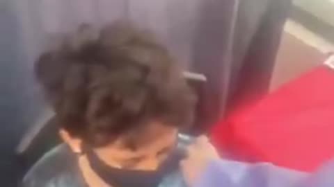 AS SOON AS THE BOY TOOK THE VACCINE IN THE CLINIC, HE COLLAPSED