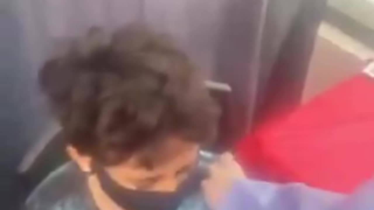 AS SOON AS THE BOY TOOK THE VACCINE IN THE CLINIC, HE COLLAPSED