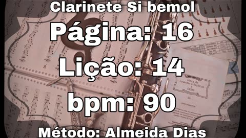 Página: 16 Lição: 14 - Clarinete Si bemol [90 bpm]