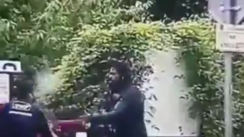 knife attack France