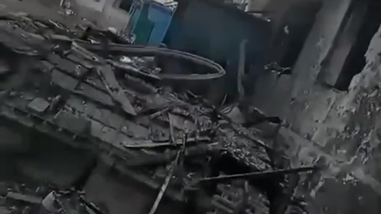 Destroyed T-64 of the AFU in Bakhmut.
