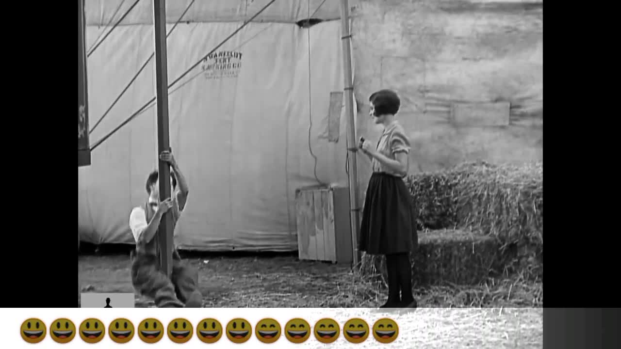 Charlie Chaplin - The Lion Cage- Full Scene. Fun video New 2021