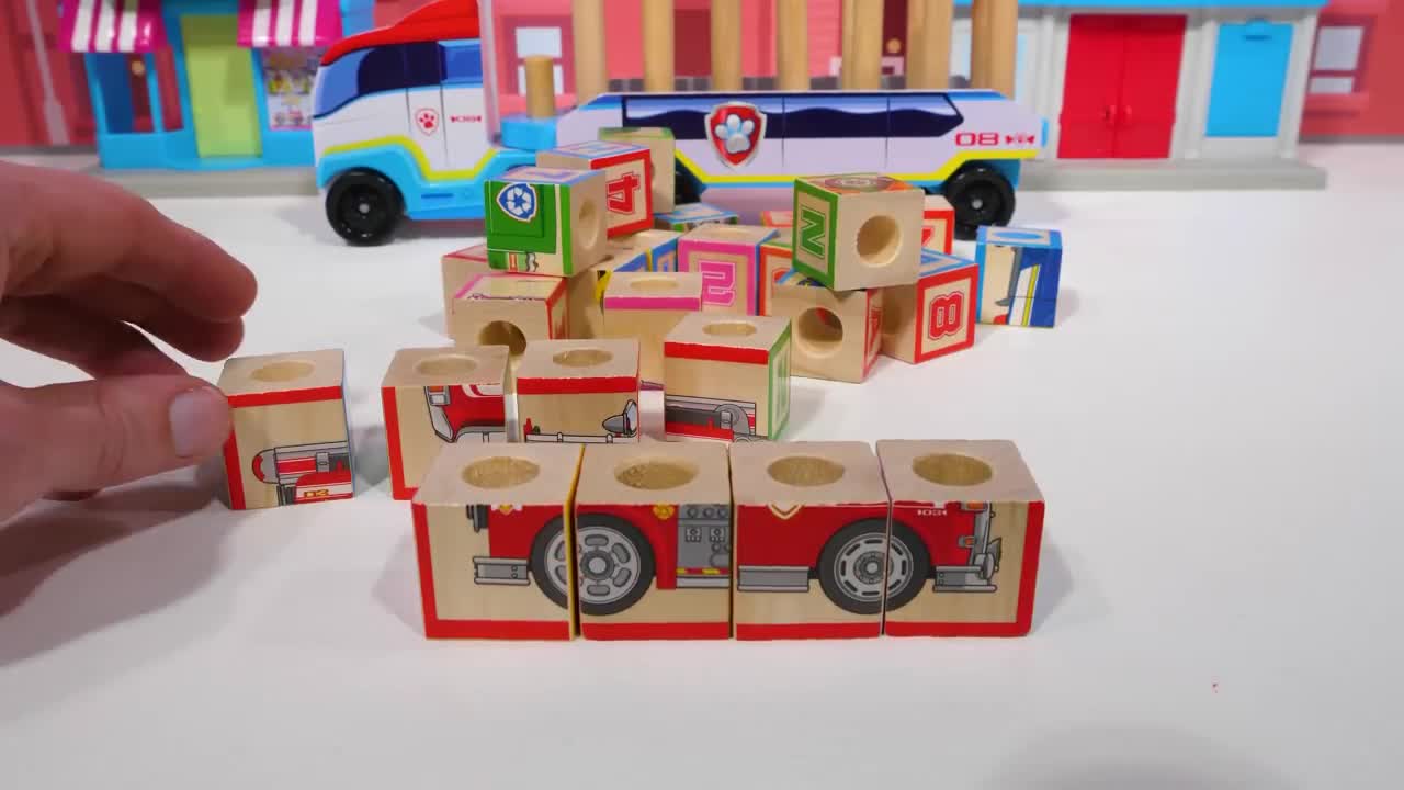 Best ABC Learning Toy Video for Toddlers! Paw Patrol Letter Blocks for Kids!