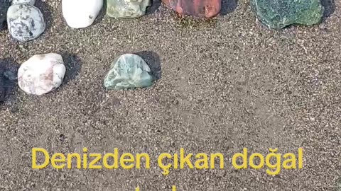 Denizden Çıkan Yarı Değerli Doğal Taşlar