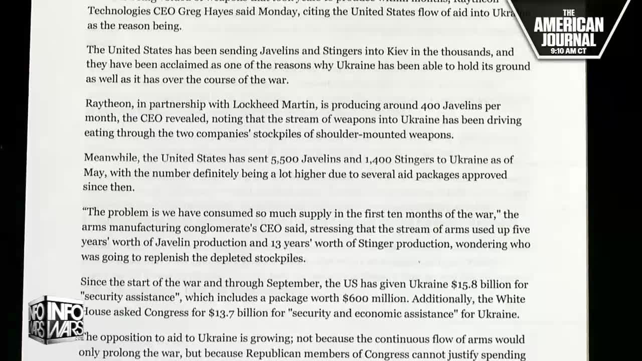 Ukraine Has Burned Through 13 Years Worth Of Missiles In Just A Few Months